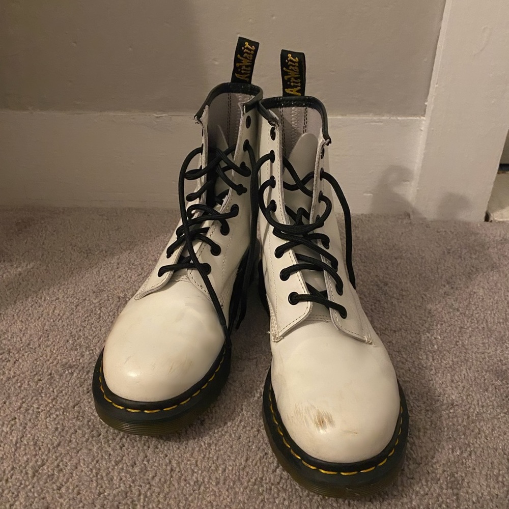 White Dr Martens
